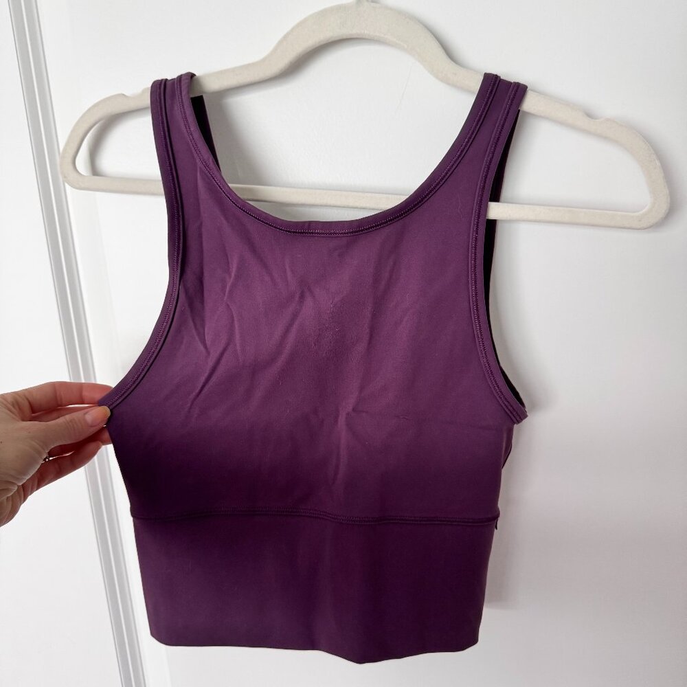 Lululemon Purple Crop Top - EUC